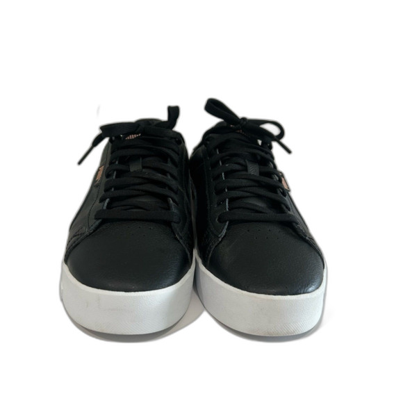 PUMA Sneakers Shoes Women’s Size 11 Color Black White Rose Jada Leather - Picture 10 of 11